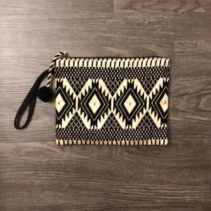 Cute Aztec gold wristlet